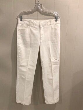Gloria Vanderbilt White Pants, Size 10
